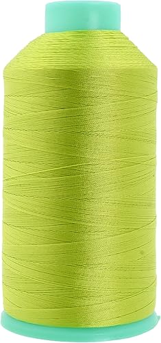 Miniatura 905 de Mandala Crafts Hilos de coser resistentes de nailon consolidado, hilo para tejer jeans de cuero, hilos de tapicería marina al aire libre, Beige