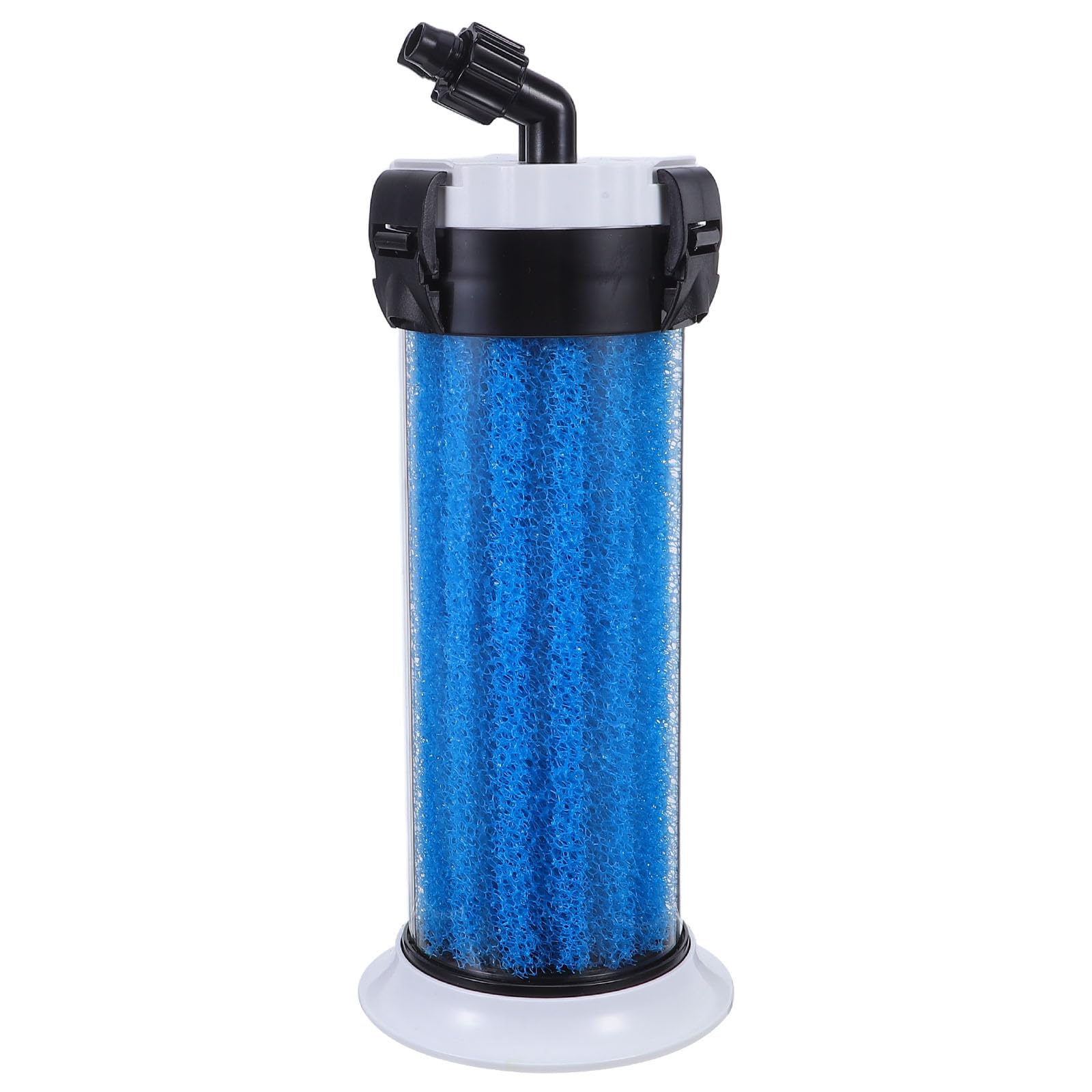 Veemoon Filtre à Eau et Entretien Pratique en ABS Bleu avec Fonctionnement Silencieux pour Aquarium Externe pour Aquarium et Animaux Aquatiques