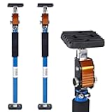 SAND MINE Third Hand Tool, Adjustable Support Pole, 3rd Hand Support System, Steel Support Rod for Cabinet Jacks Cargo Bars Drywall Support, Extends from 25 Inch to 45 Inch, 2 Pack