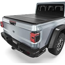 LEDKINGDOMUS Hard Tri-fold Truck Bed Tonneau Cover Fit for Jeep Gladiator JT 2020 2021 2022 2023 2024 2025 2026 5 ft Bed