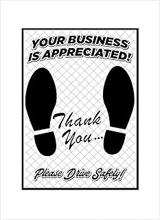 Tuklye White Car Paper Floor Mats