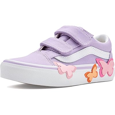 Vans Kids Old Skool V Butterfly (Little Kid)