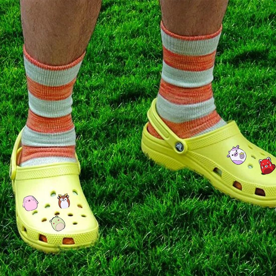 33 szt. Szpilki do Croc Charms kapcie akcesoria dla kobiet Crocs Platforma dla dzieci i dorosłych, kapcie dekoracyjne, bransoletki, torby, prezenty DIY