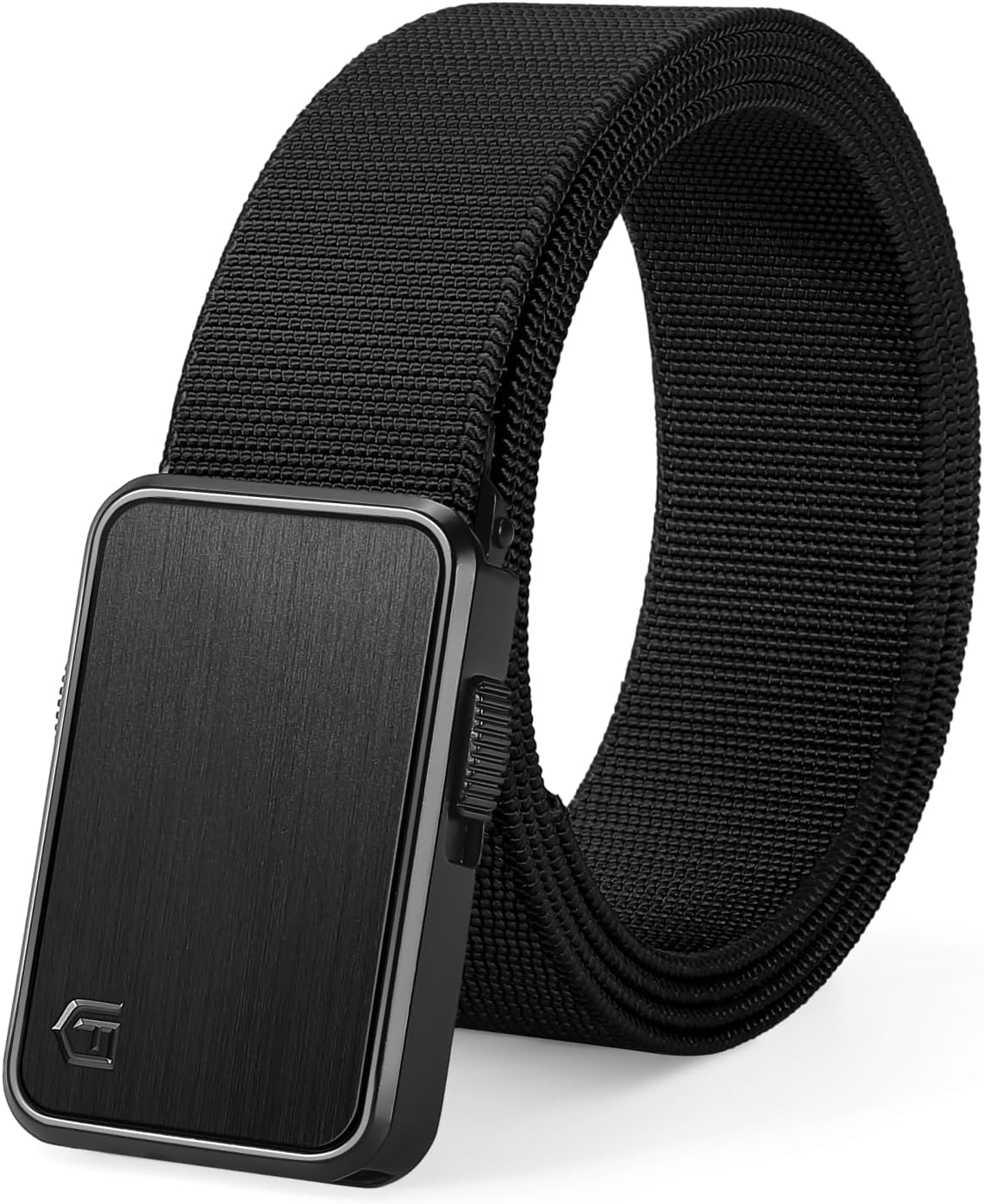FAIRWIN Men’s Belt, Tactical Stretch Nylon Web Belts with Quick Release Buckle for Jeans Pants Shorts
