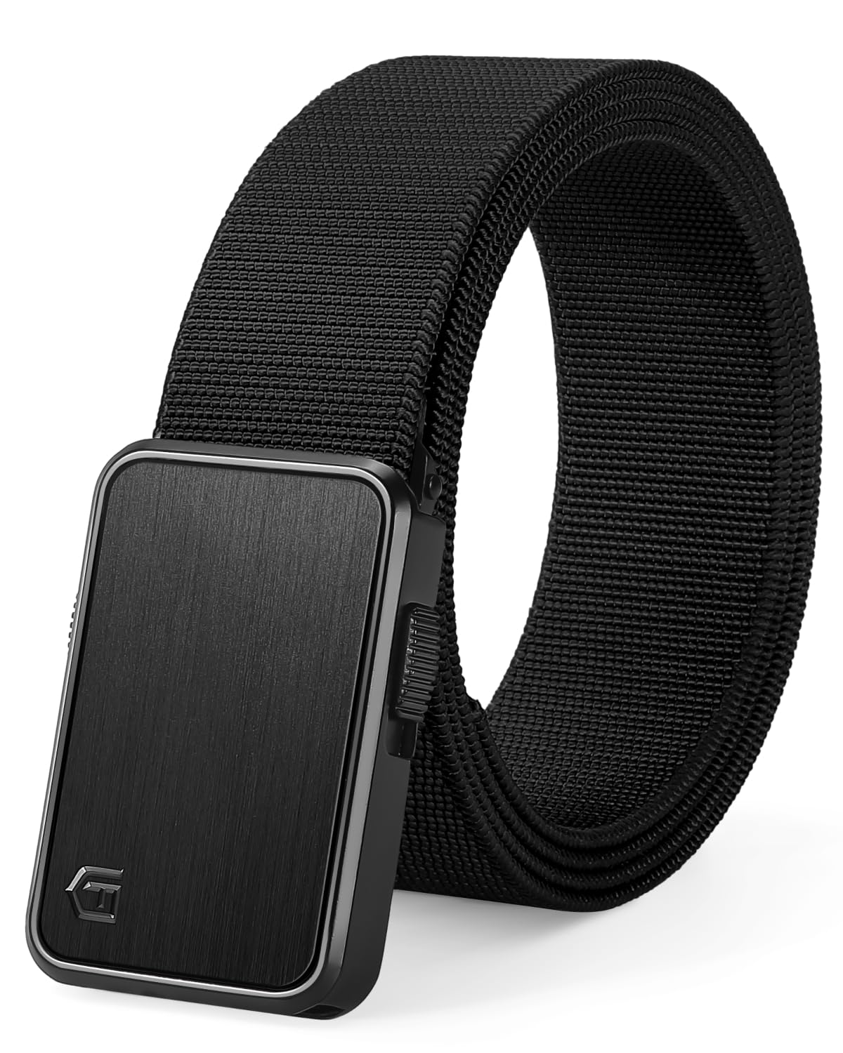 FAIRWIN Belts for Men, Men’s Stretch Nylon Belt with Quick Release Buckle for Jeans Pants Shorts