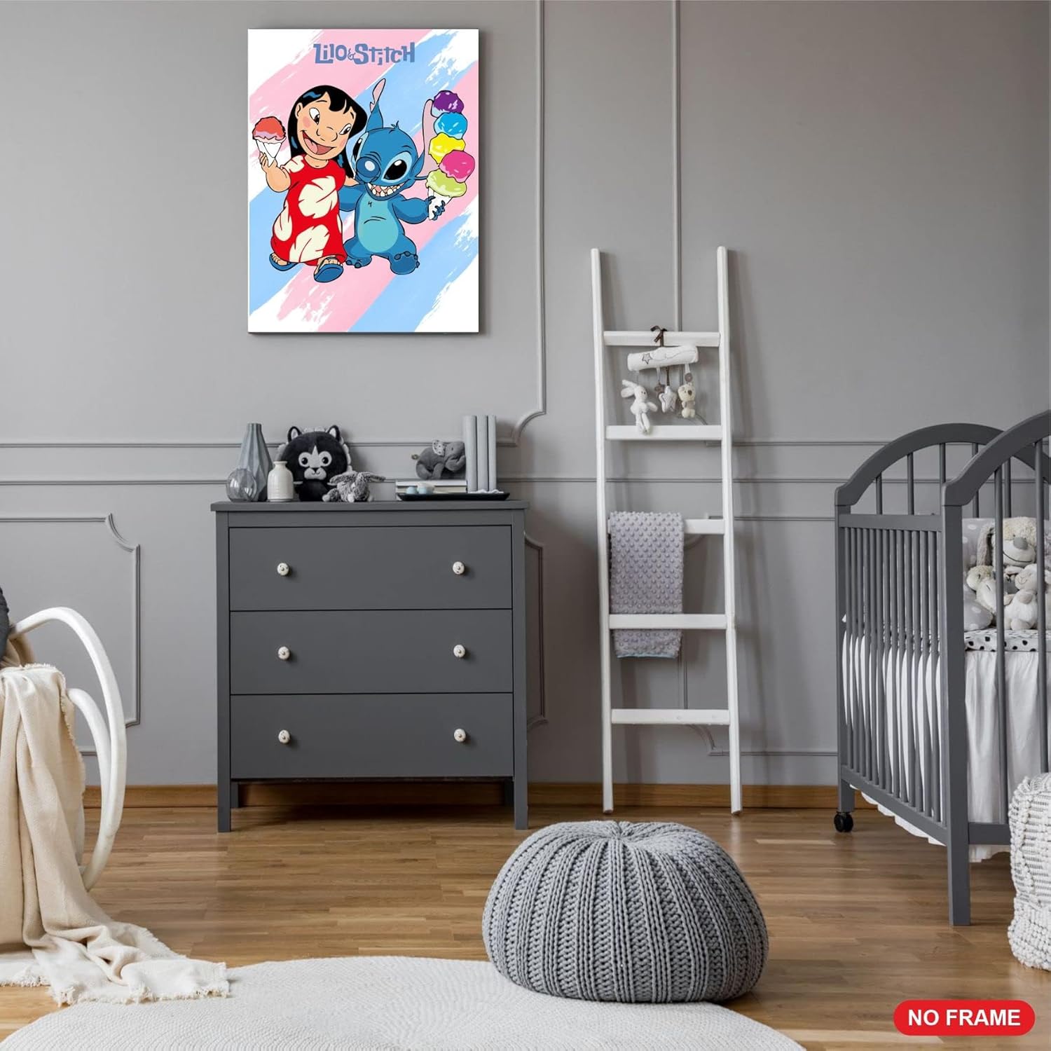 PurpleheARTs,Lilo and Stitch Watercolor Wall Art Poster Prints,Lilo and Stitch Wall Art,Set of 4 UNFRAMED ( 8''x10'' ),Posters for Girls Room,Girls Bedroom Decor,Posters for boys room - Image 7