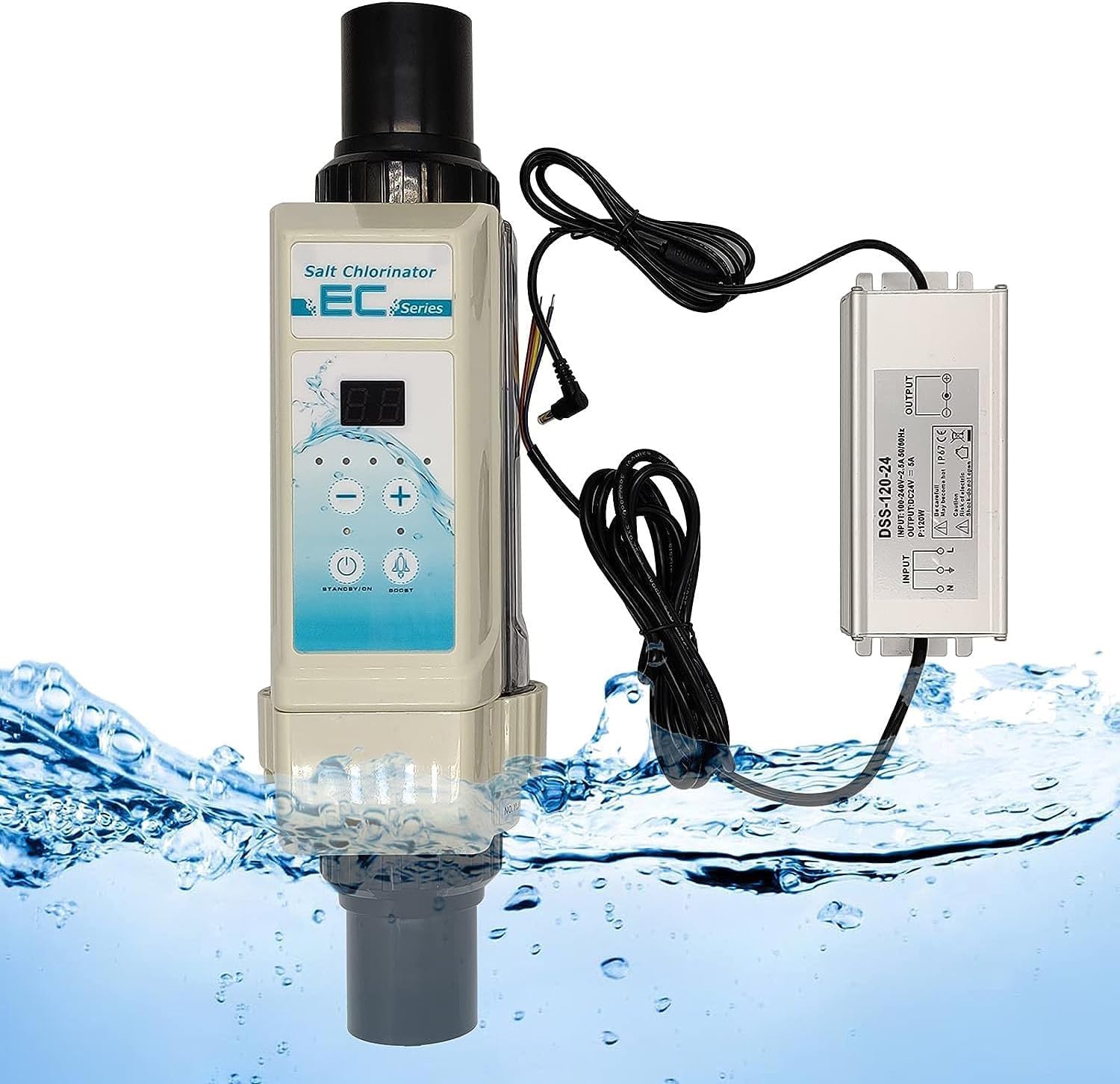 Cellule de sel EC20 pour piscine d'eau salée avec générateur de chlore