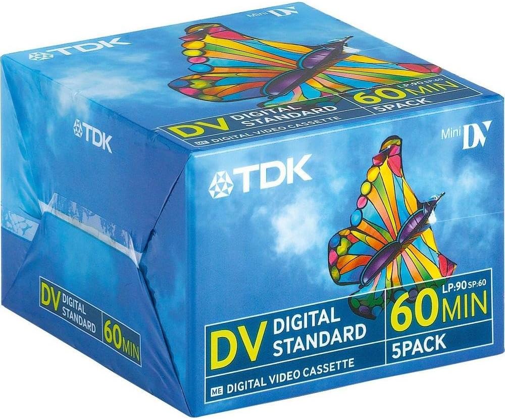 TDK Pack De 5 Cintas Mini Dv Dvm60 De 60 Minutos Amazon.es Electrónica