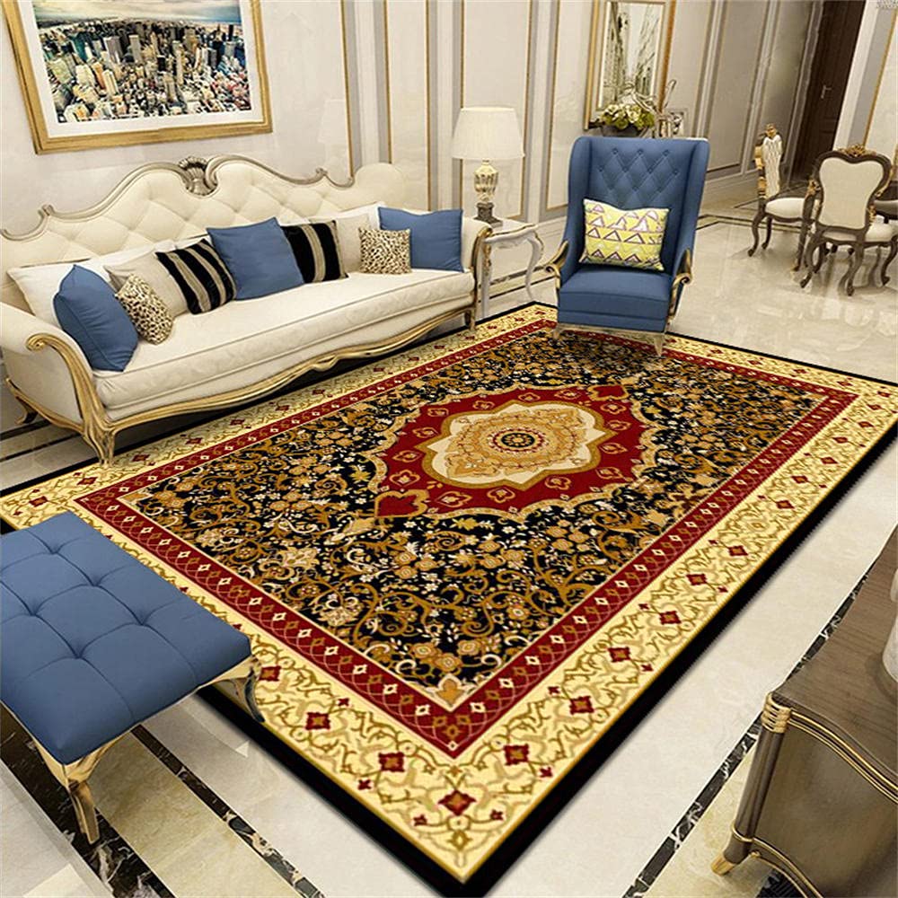 Tapis de salon vintage 120X160cm moquette douce et tapis de sport