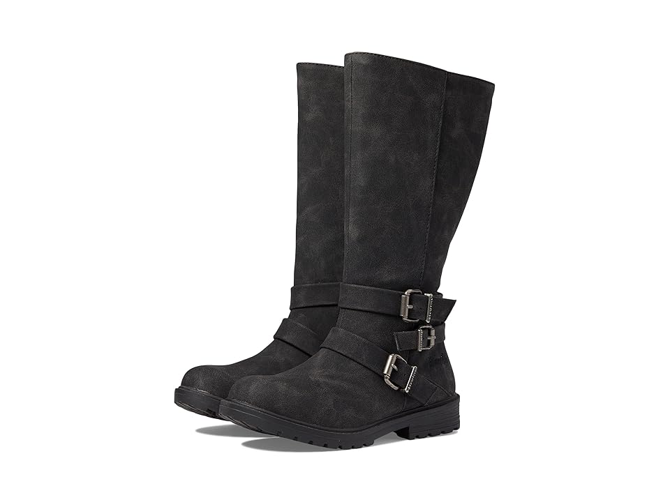 Blowfish Malibu Kids Rise Up-K (Little Kid/Big Kid) (Black Prospector) Girls Shoes INTERNATIONAL SHIPPING