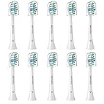 MRYUESG Replacement Toothbrush Heads for Philips Sonicare Replacement Heads, 10 Pack, Electric Tooth-Brush Head Compatible with Phillips, White-Blue