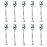 MRYUESG Replacement Toothbrush Heads for Philips Sonicare Replacement Heads, 10 Pack, Electric Tooth-Brush Head Compatible with Phillips, White-Blue