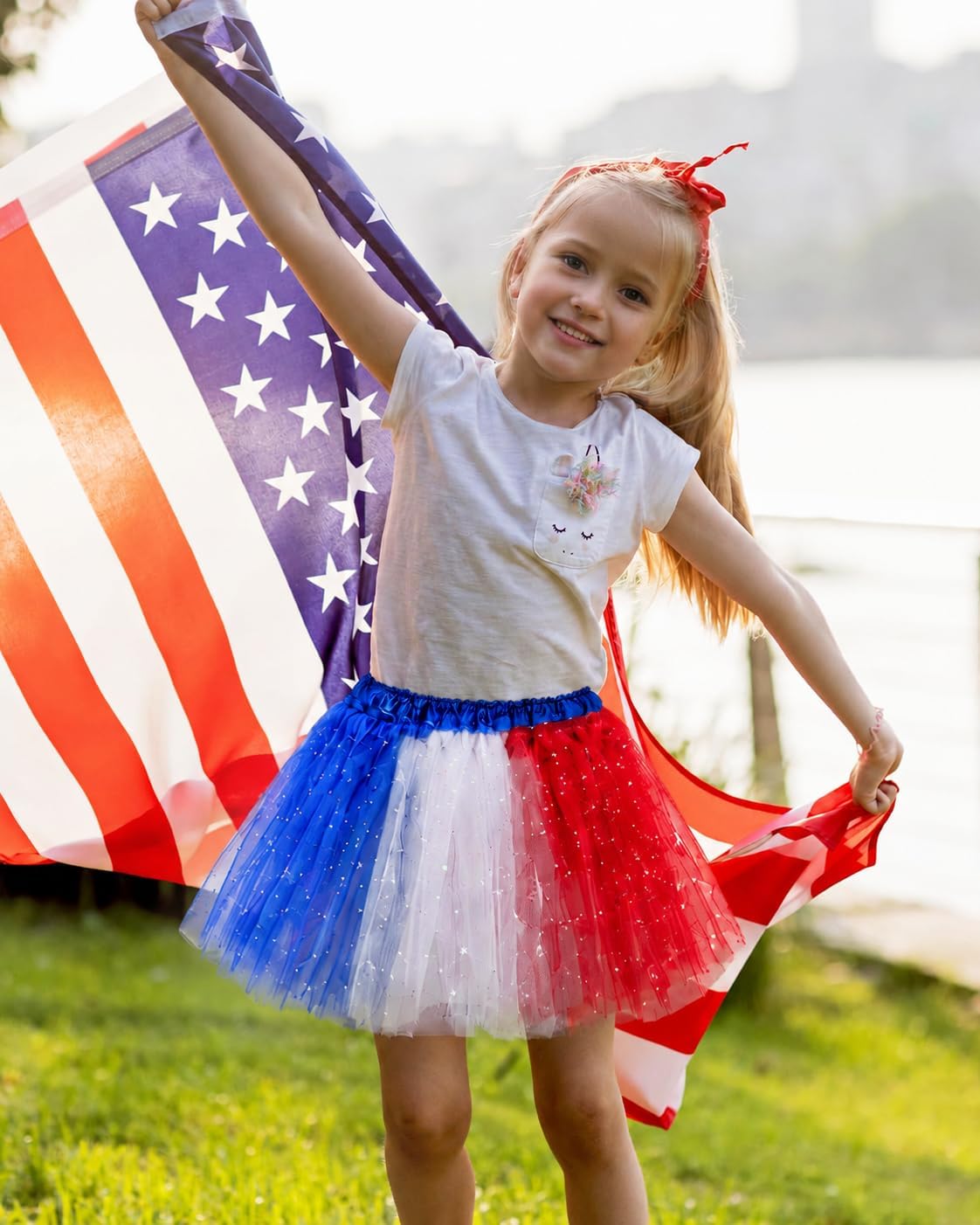 Century Star Sparkle Tutu for Toddler Girls Tulle Ballet Dance Skirt Princess Baby Kids Dress up Birthday Party 3 Layers 2-8T