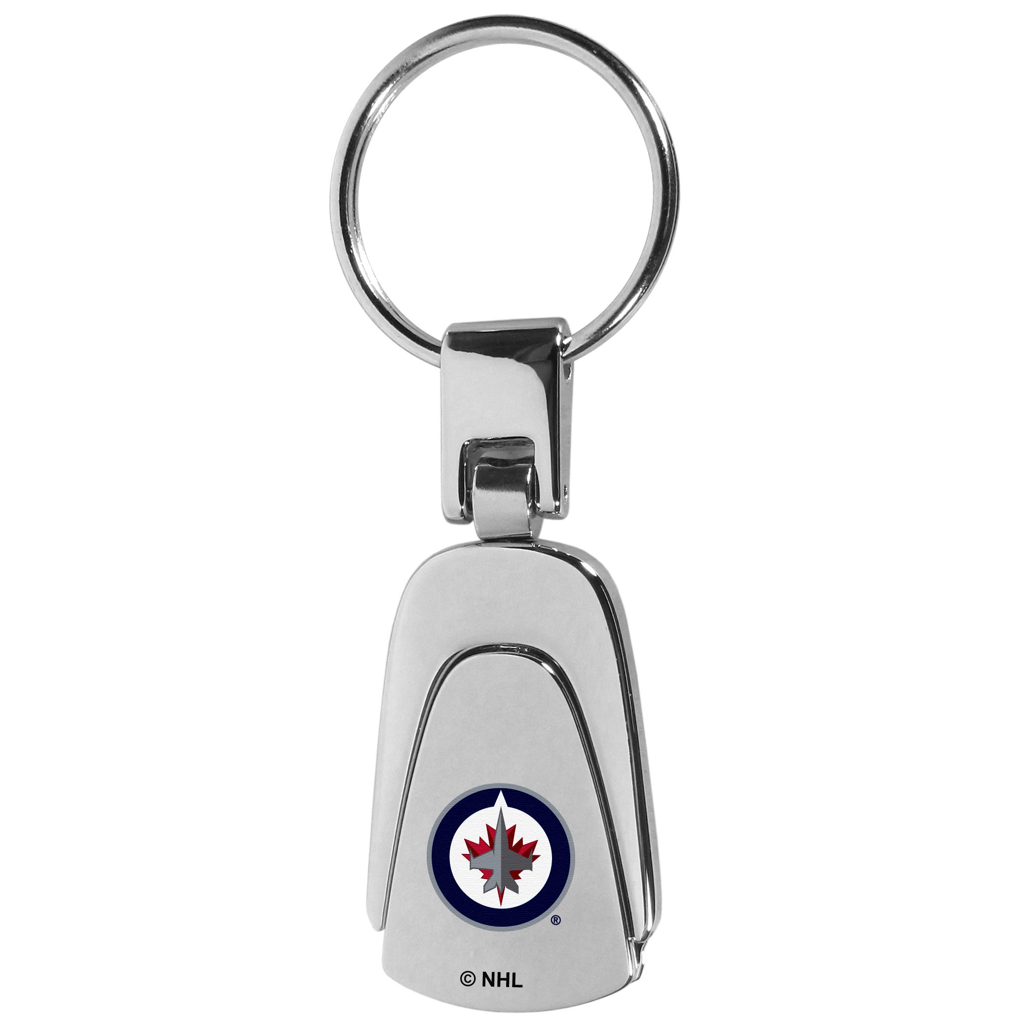 Siskiyou NHL Winnipeg Jets Unisex SportsSteel Teardop Key Chain, Metal, One Size — image 1