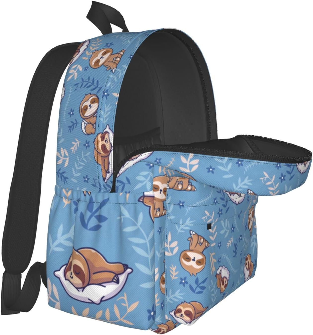 Cute Sleep Sloth Multipurpose School Bag Bookbag for Teenage Boys Girls Daily Backpack - Image 5