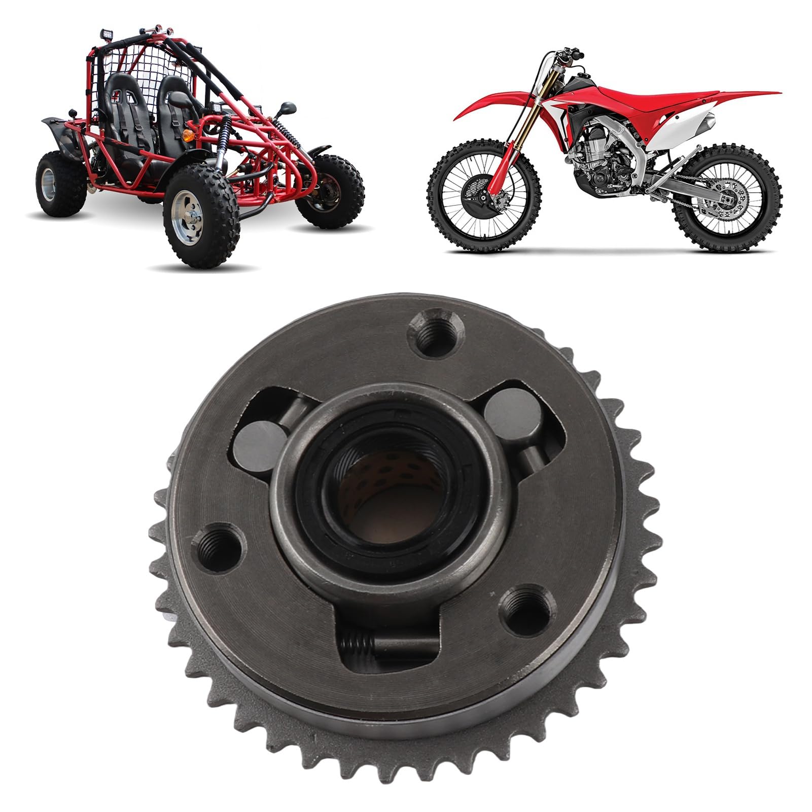 Ensemble D'embrayage de Démarreur, Ensemble D'embrayage D'entraînement de Démarreur 41T pour Moteur Go Kart Dirt Pit Bike