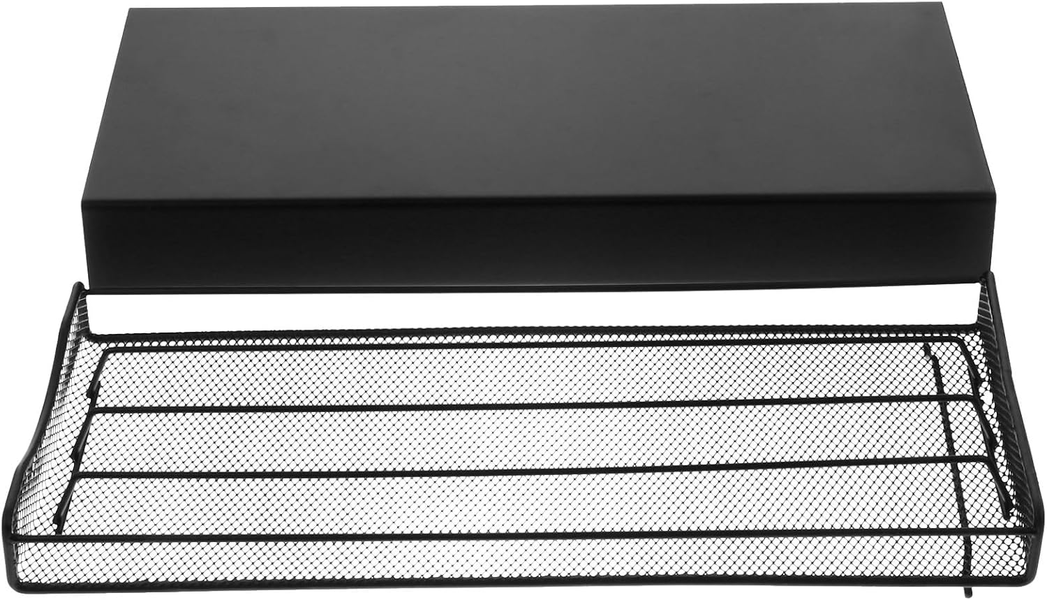 Practical Drawer Coffee Capsule Storage Rack Iron and Plastic Coffee Pod Holder Organizer for Home Kitchen Office Holds Up to Capsules