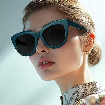 ZENOTTIC Trendy Polarized Women Sunglasses: Retro Cateye Shades - Sun Glasses Designed for Vacation with UV400 Protection