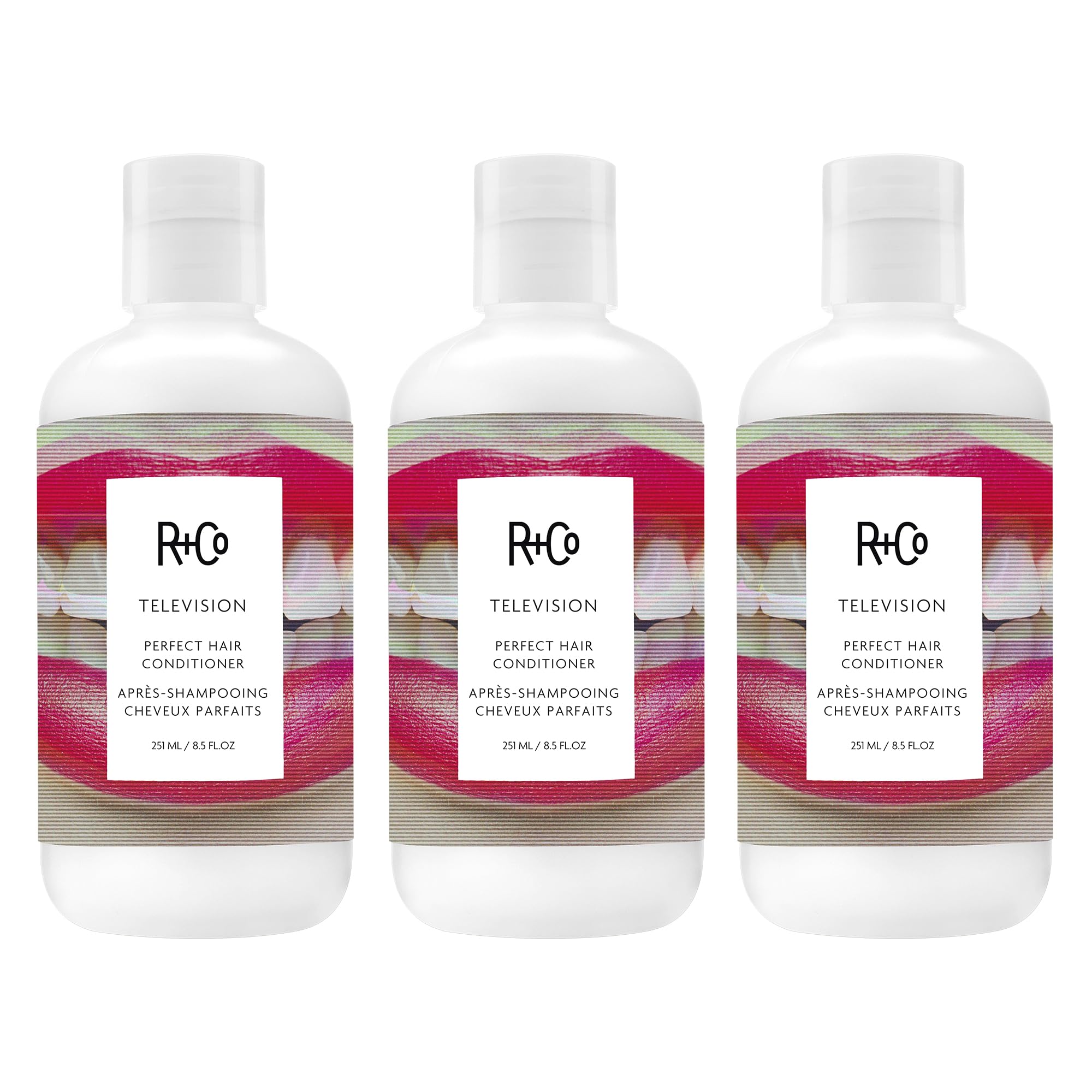 R+Co TELEVISION Perfect Hair Conditioner – Hydrating & Smoothing Hair Conditioner, Adds Shine & Softness, All Hair Types