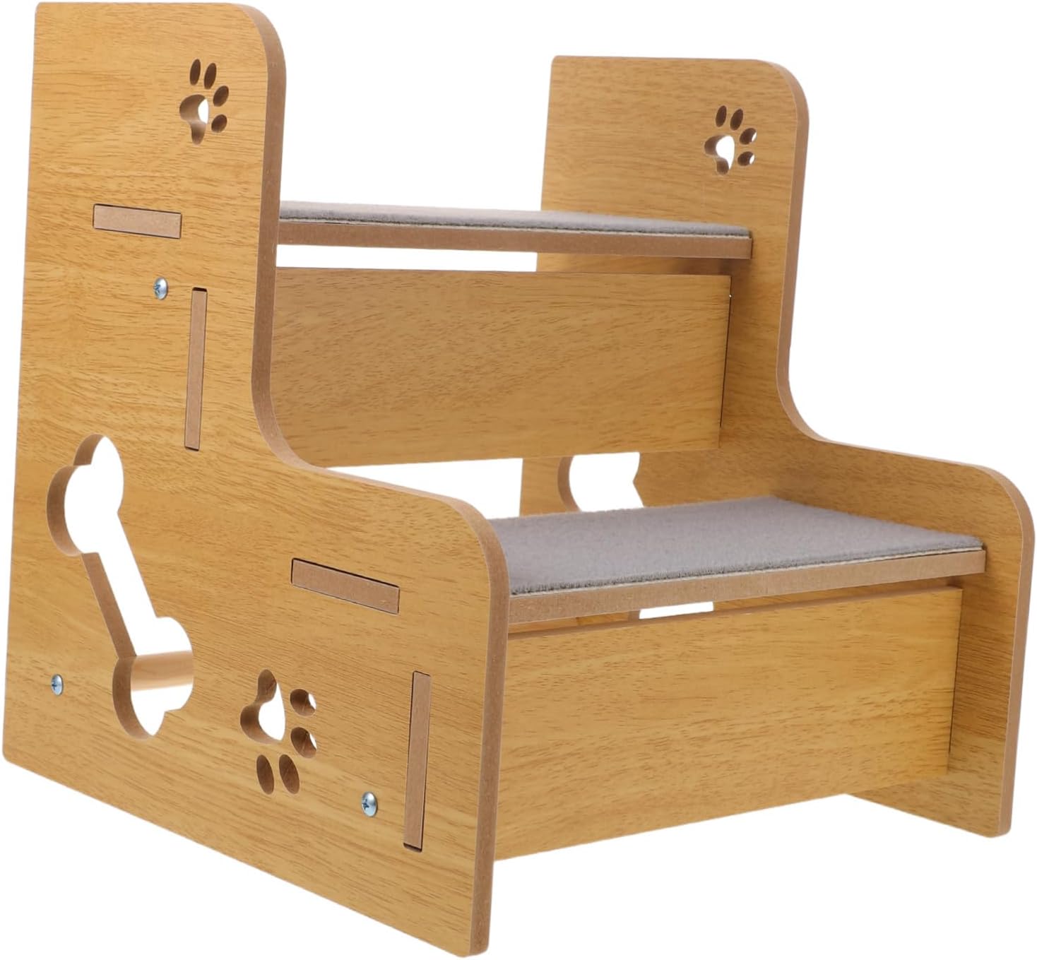 TEHAUX Non-Slip Lightweight Dog Stairs for Small Dogs and Senior Cats Breathable Pet Ladder for Sofa and Bed Compact Puppy Steps Ramp with Antislip Surface Indoor Climbing Aid