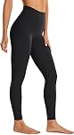Leggings Brushed Naked Feeling CRZ YOGA 25" / 28" | Brosse, compression décente, yoga, taille haute, pour femmes