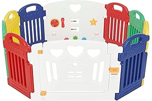 Dream On Me Imagination Station Playpen with 10 Panels