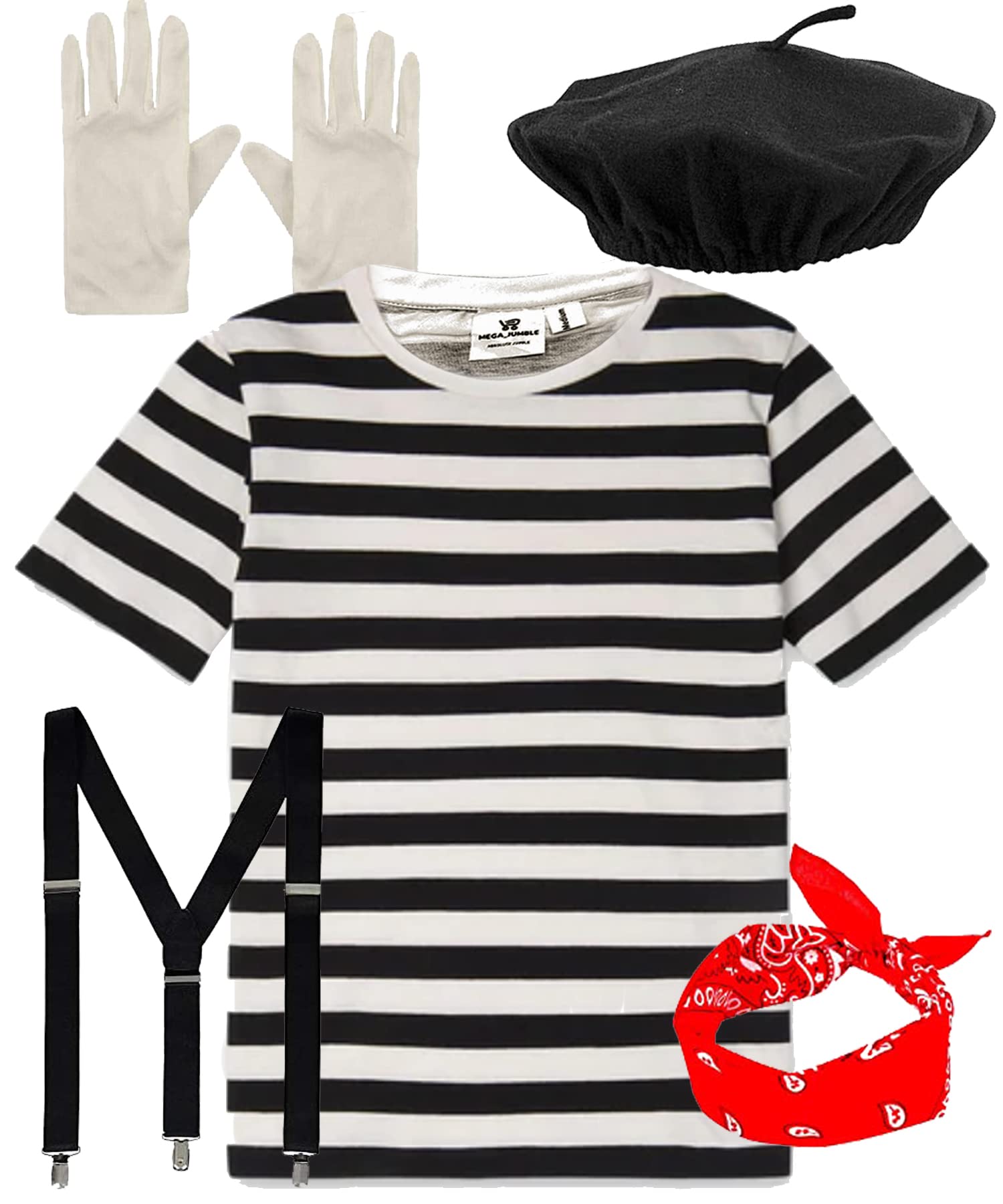Mega Jumblesale French Women Ladies French Set Mime Artist Costume