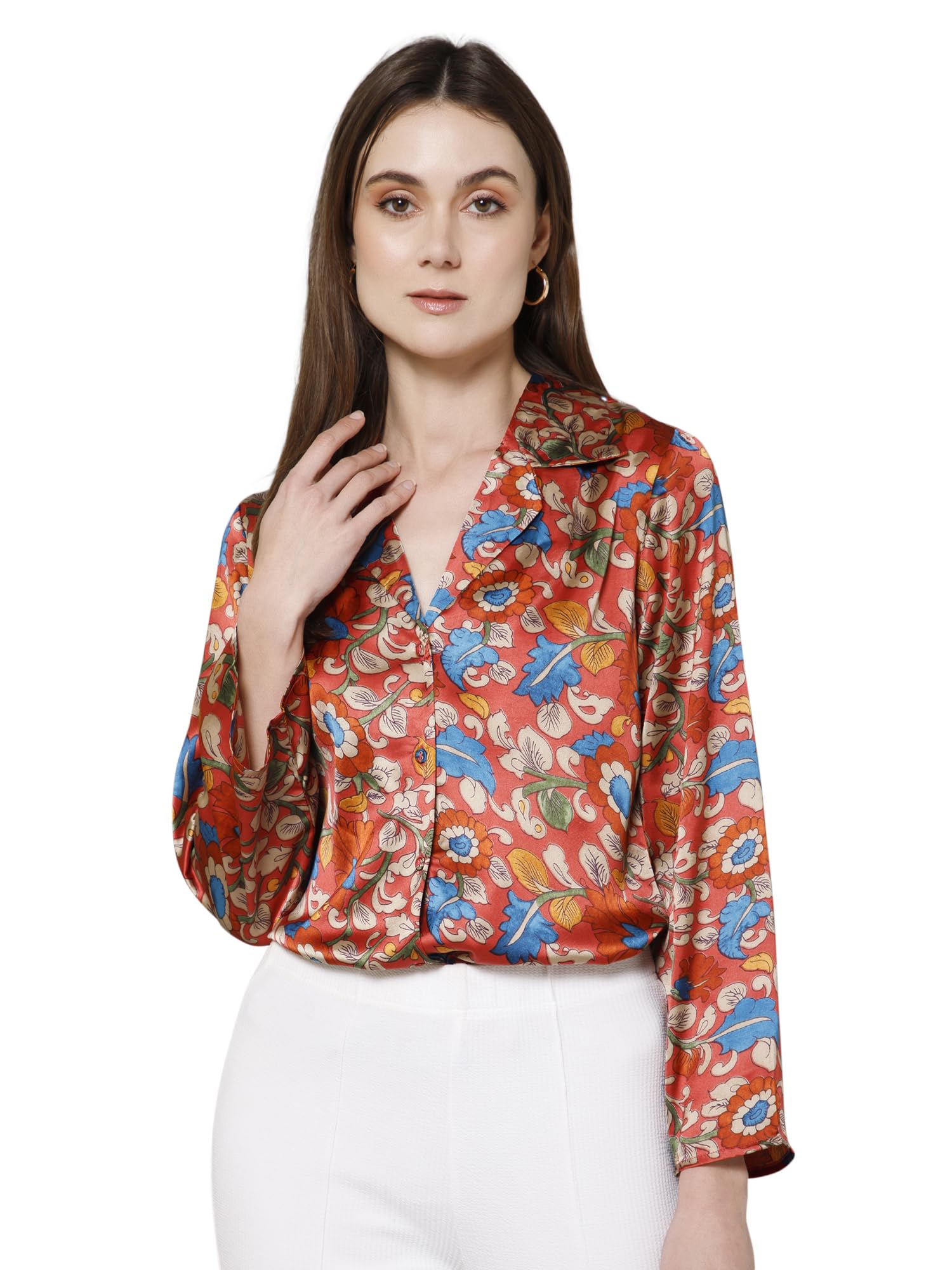 Women's Floral Regular Fit Shirt-image-23