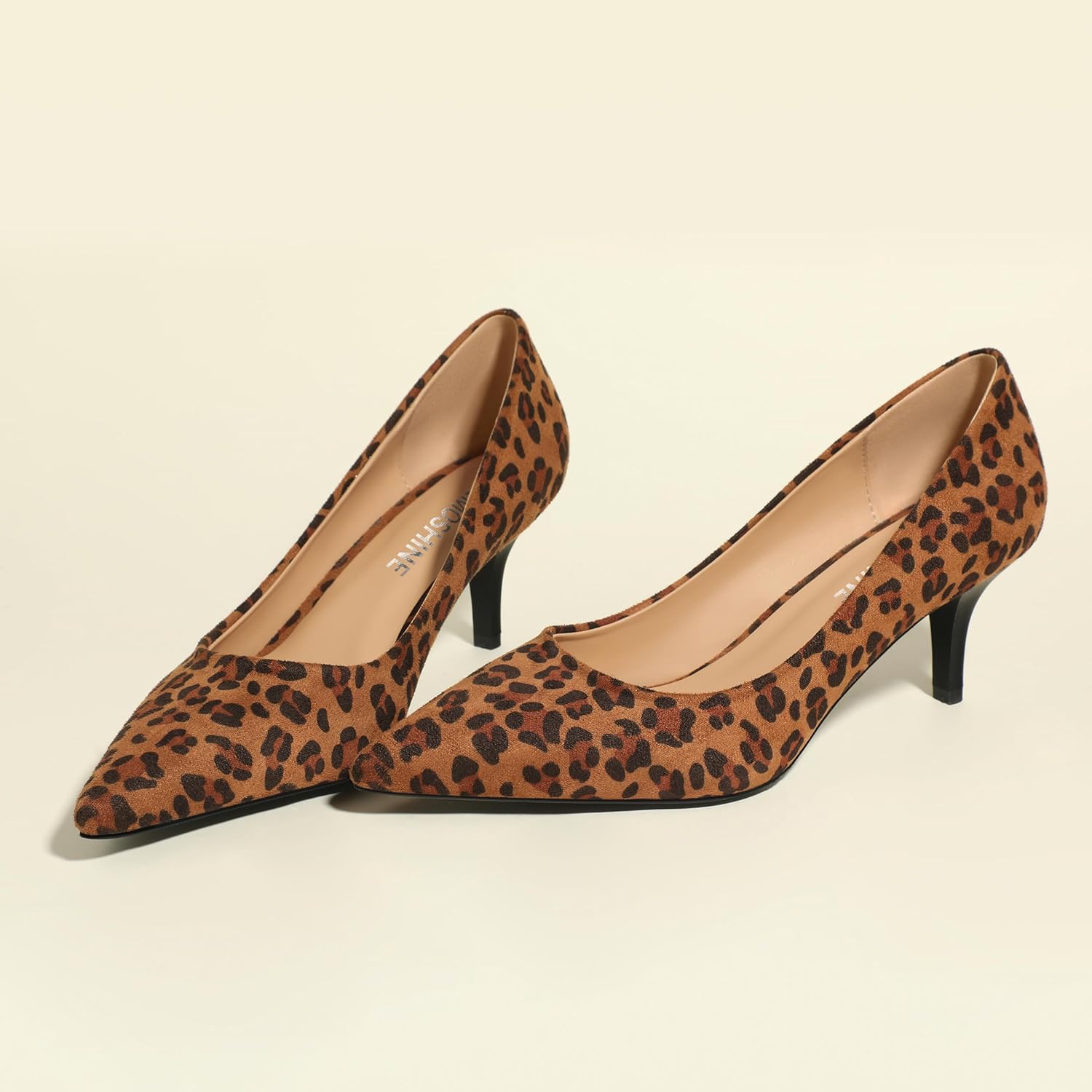 Women's Pumps Pointed Closed Toe Low Heels Comfortable Dress Shoes for Work Business Office Wedding Casual 2.3 Inch