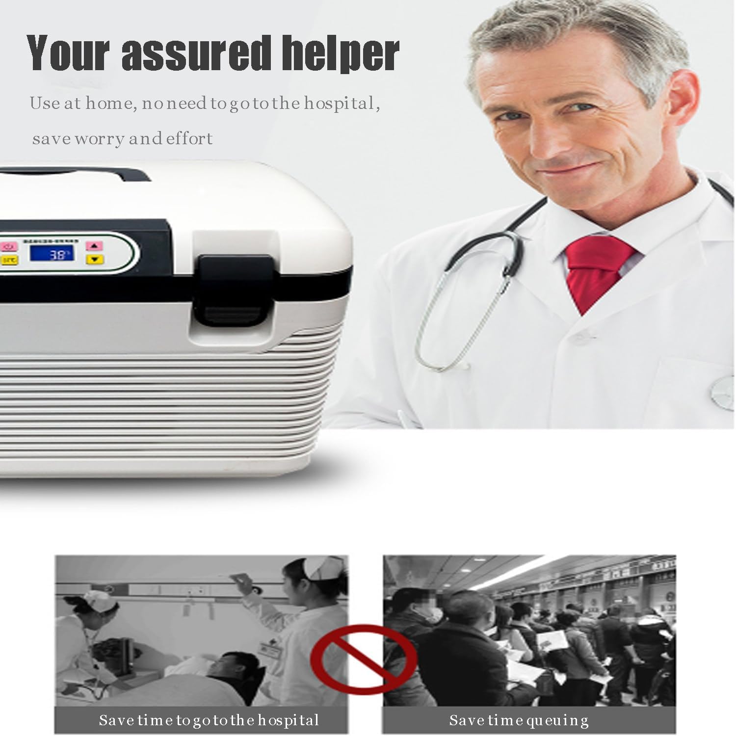 Peritonealdialyse-inkubator, Inkubator Warm Fluid Box, Haushaltsauto-inkubator Warmer Flüssigkeitsbeutel, Peritonealdialyseflüssigkeits-heizpaket
