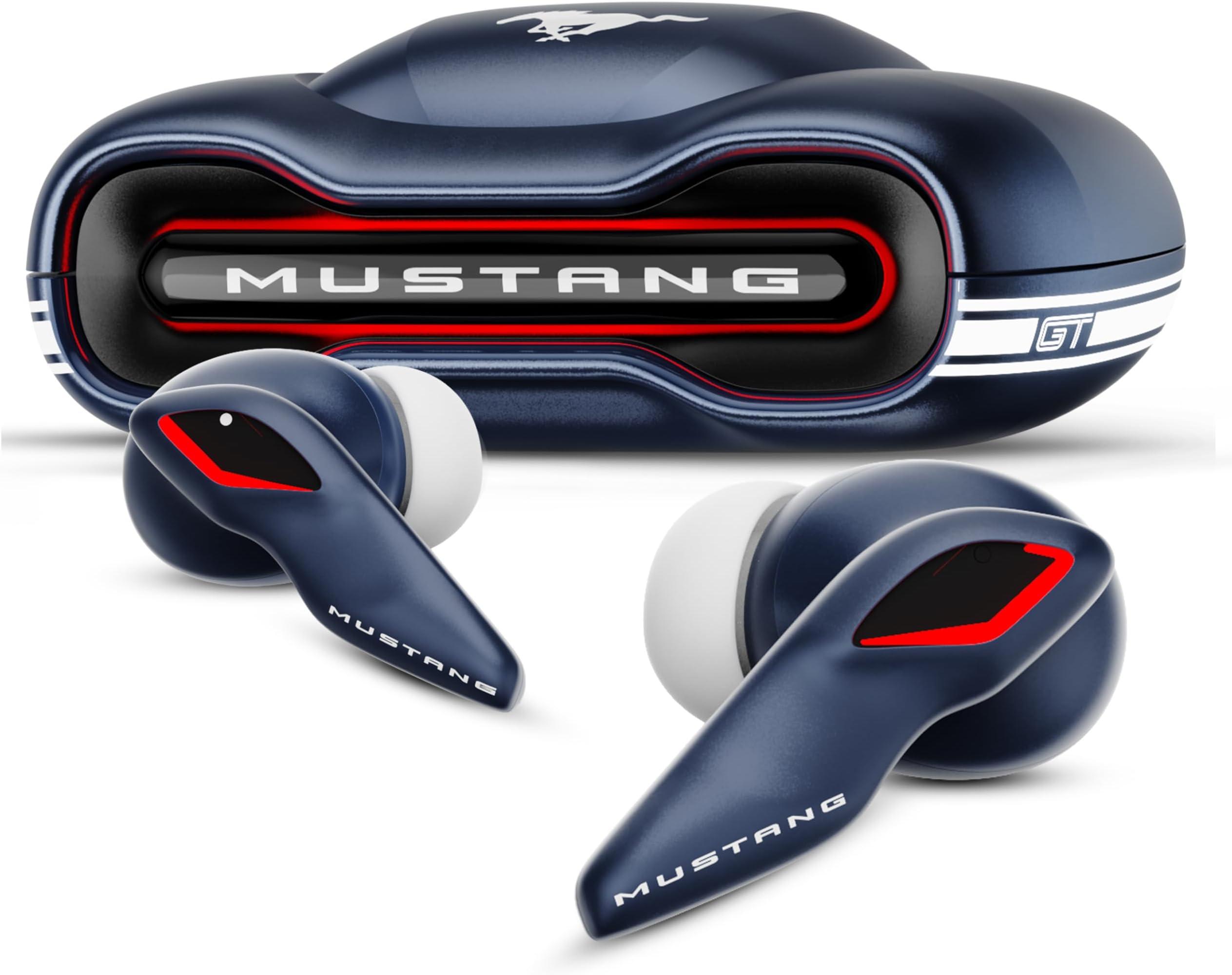 Boult Mustang Torq Wireless Earbuds with 50H Playtime, App Support, Quad Mic ENC, 45ms Low Latency, Breathing LEDs, 13mm Drivers, Touch Control, Made in India IPX5 Earbuds TWS