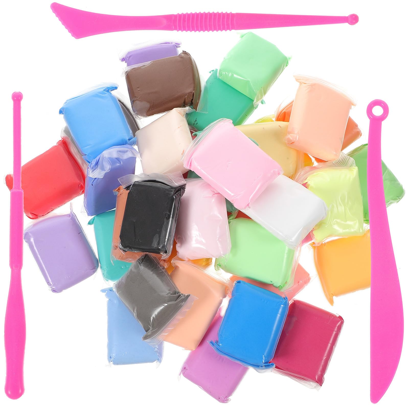Kit de Manualidades de Arcilla para Niños, 36 Piezas, Juego DIY