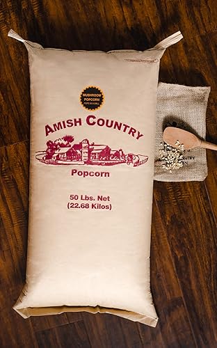 Miniatura 35 de Amish Country Popcorn Bolsas de 10 a 4 onzas – Granos de palomitas de maíz de hongos Anticuado, sin OMG y sin gluten