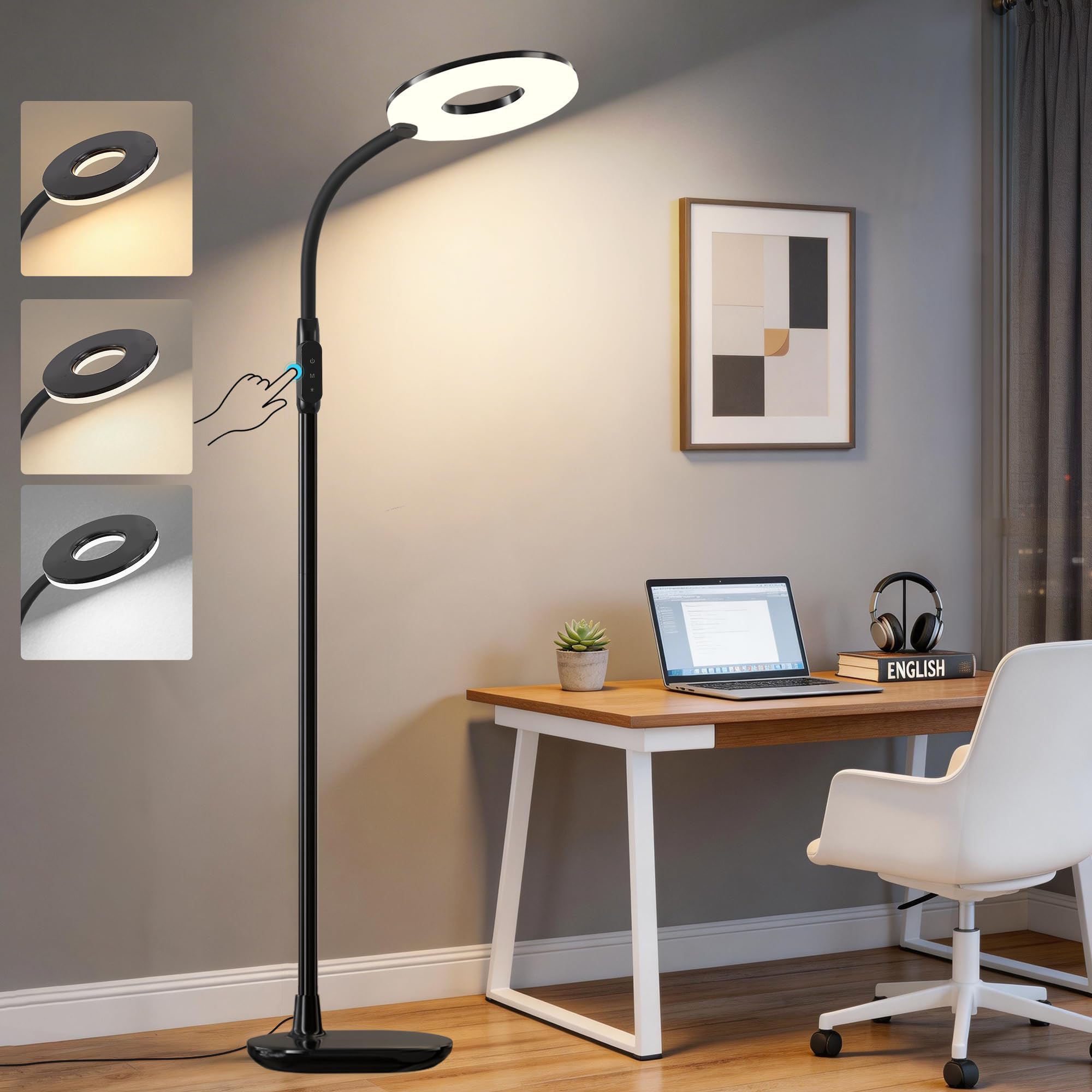 Amazon.com: GyroVu 70'' Bright LED Floor Lamp Floor Lamps for