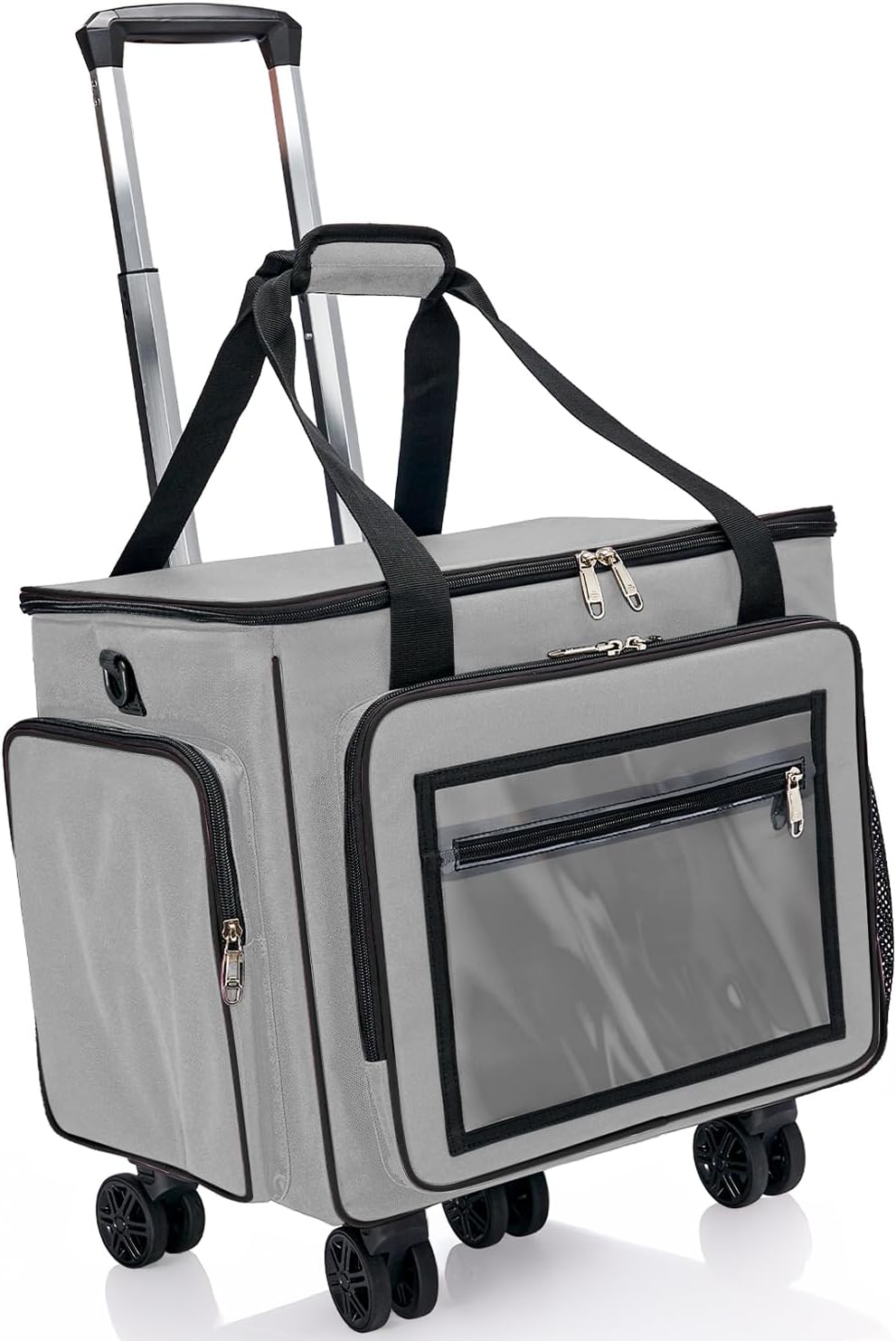 2025 Rolling Teacher Tote Bag with 15.6" Laptop Compartment
