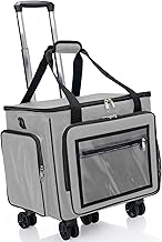 17.3 Inch Laptop Laptop Bag with Wheeled Teacher Tote Bag, grey