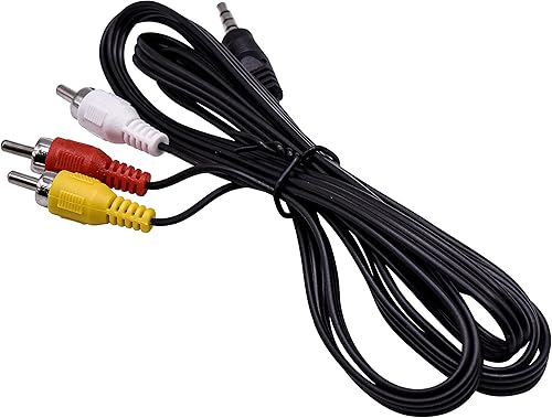 Miniatura 5 de HQRP Cable de audio y video AV compatible con videocámara Panasonic PV-DV200, PV-DV200D, PV-DV201, PV-DV201D, PV-DV202, PV-DV202D