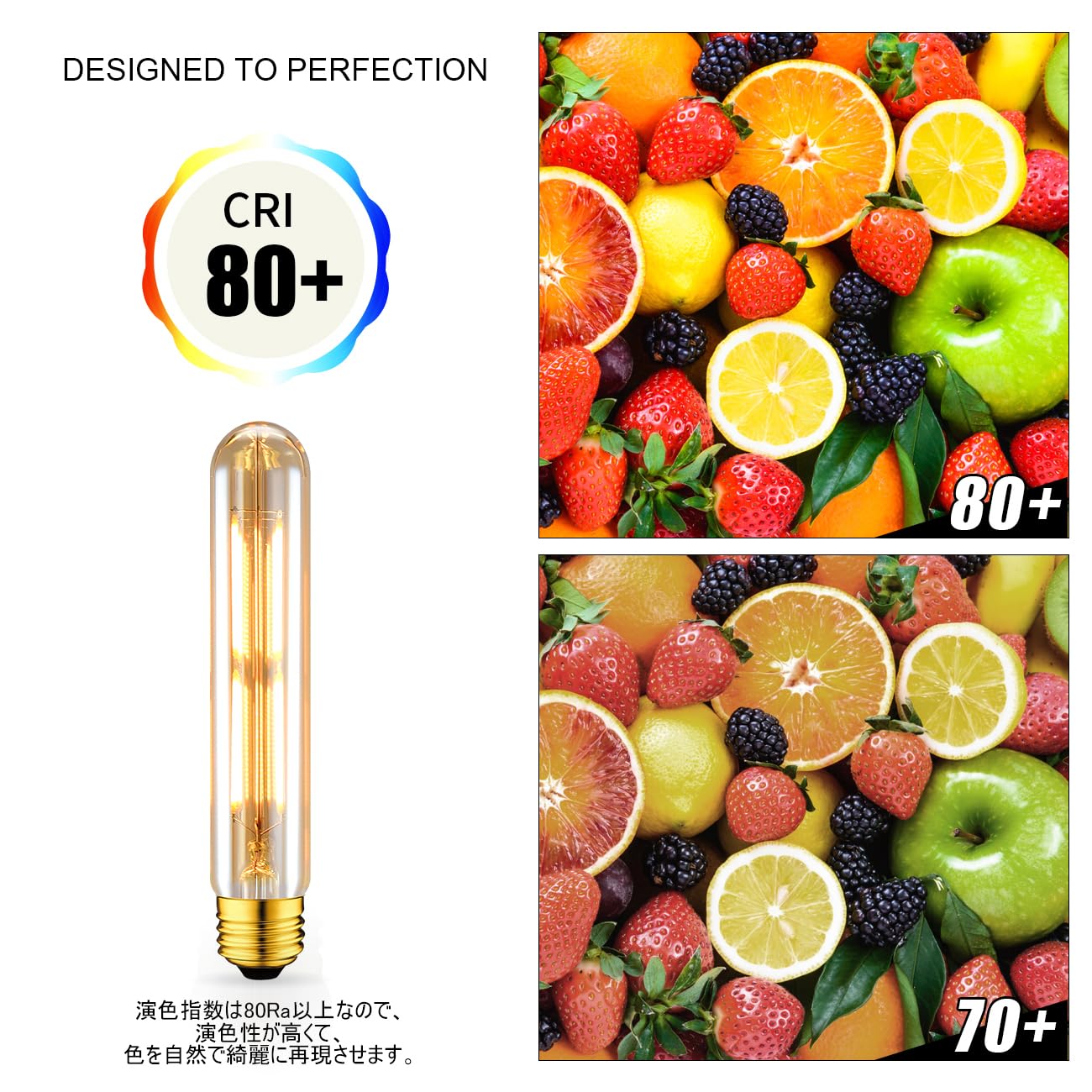 Amazon | LVWIT フィラメント電球 E26口金 720LM LED エジソン電球 6W