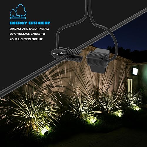 Miniatura 9 de GOODSAMNN - Paquete de 6 conectores de cable de bajo voltaje para luces de paisaje, amplia aplicación para GOOODSMANN y otras marcas de iluminación