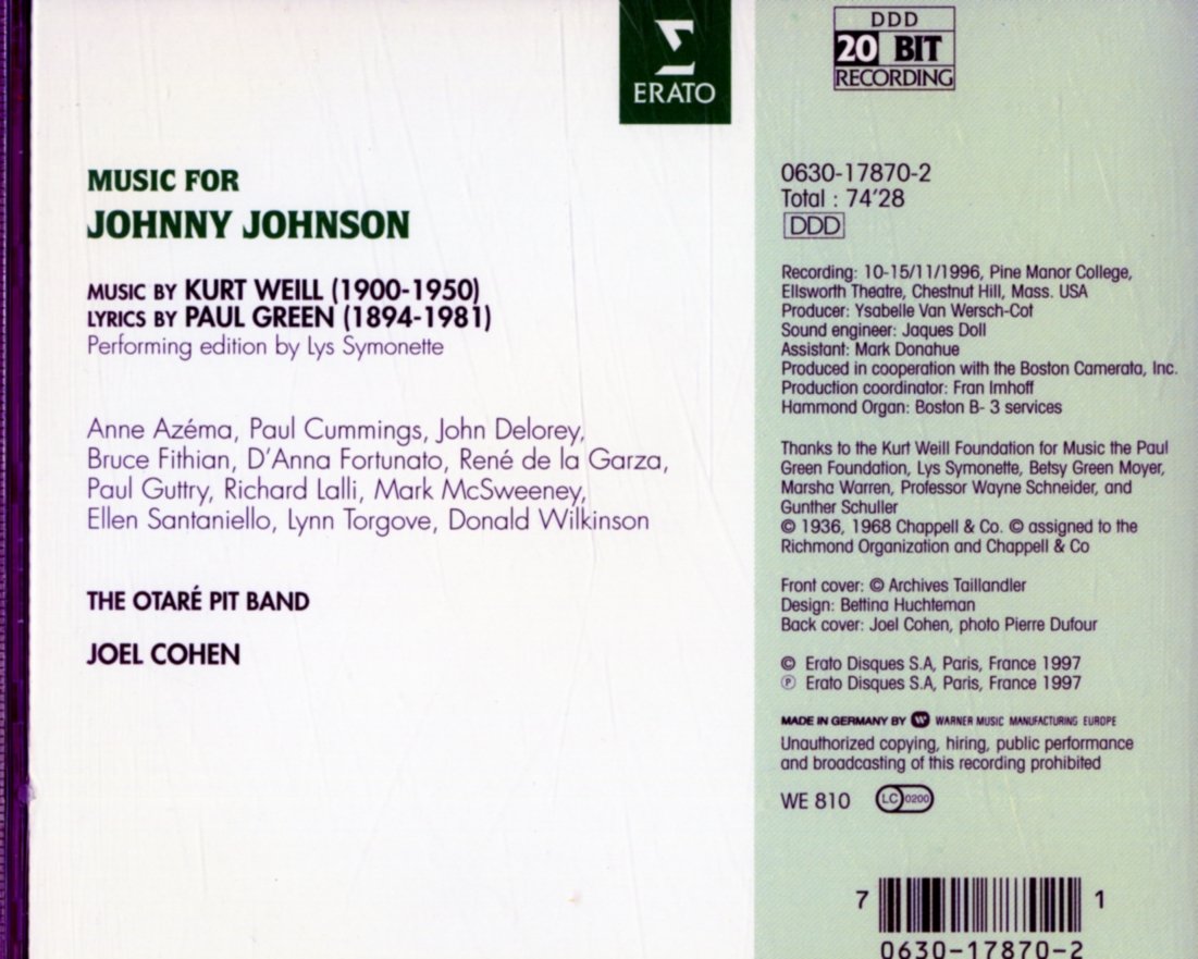 Music for Johnny Johnson