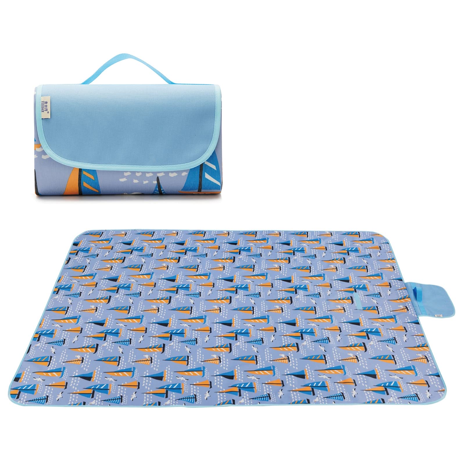 Tapis de plage résistant au sable TIM-LI couverture étanche anti-saleté pour bébé
