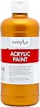 Handy Art Acrylic Paint, Set of 8 Neon Colors, 8 oz Bottles, Semi-Gloss | Student Fluid Acrylic, Creamy Flow Consistency, Glows UV with Blacklight, Highly Pigmented, Safe & AP Non-Toxic, Made in USA