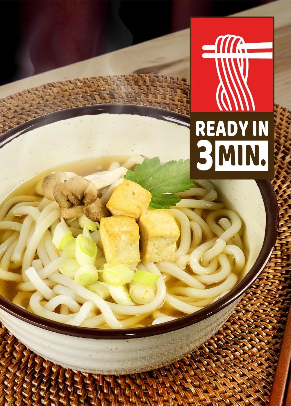[Korean Street] Allgroo_ Fideos Instantáneos Udon Pasta Coreanos (Pasta de Soja, 12 PACK) - Sopa de fideos gruesos coreanos rápida y fácil, rica y deliciosa, y fideos no fritos