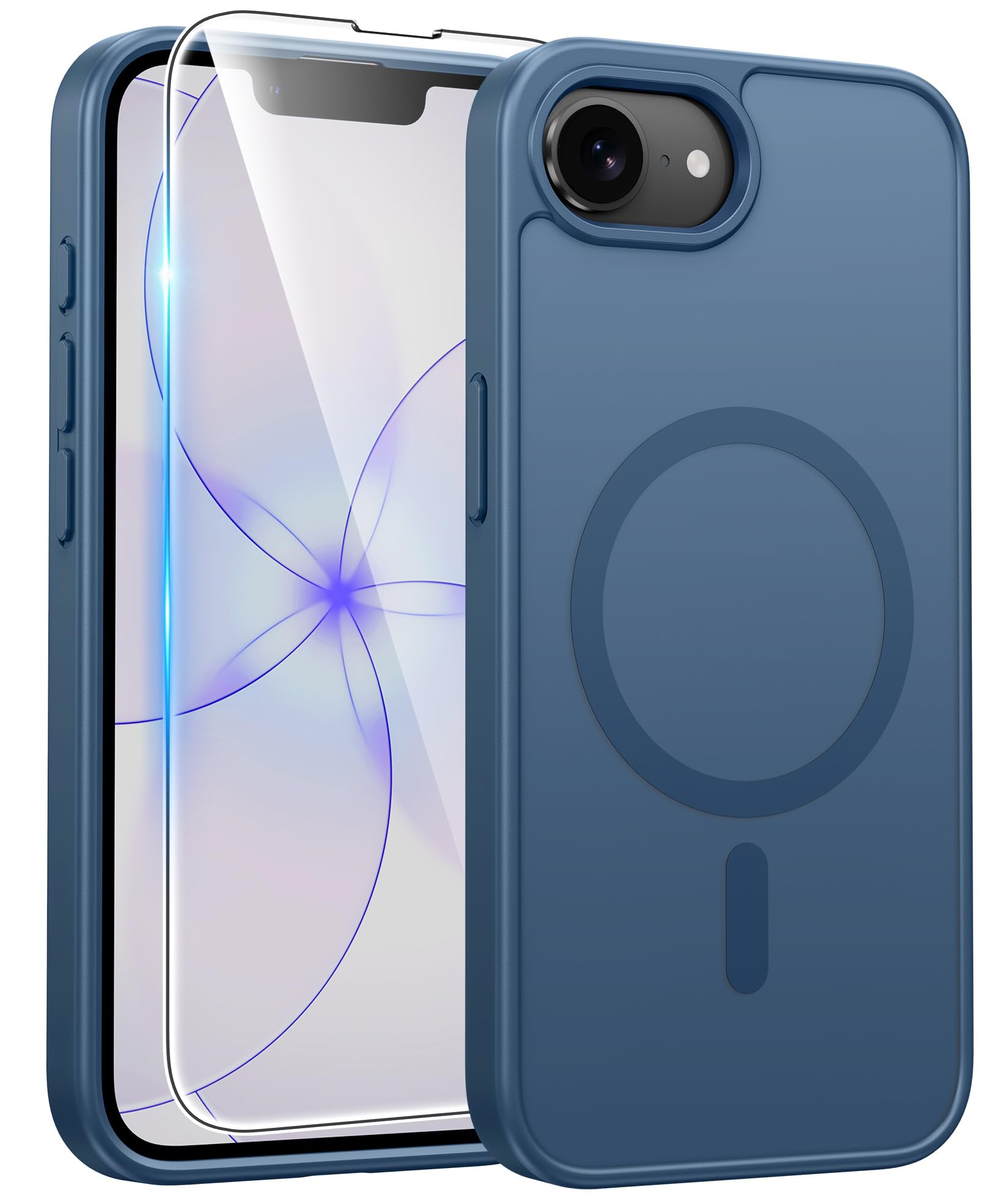 FNTCASE for iPhone 17e/ iPhone 16e Case, Fit for Magsafe, Screen Protector