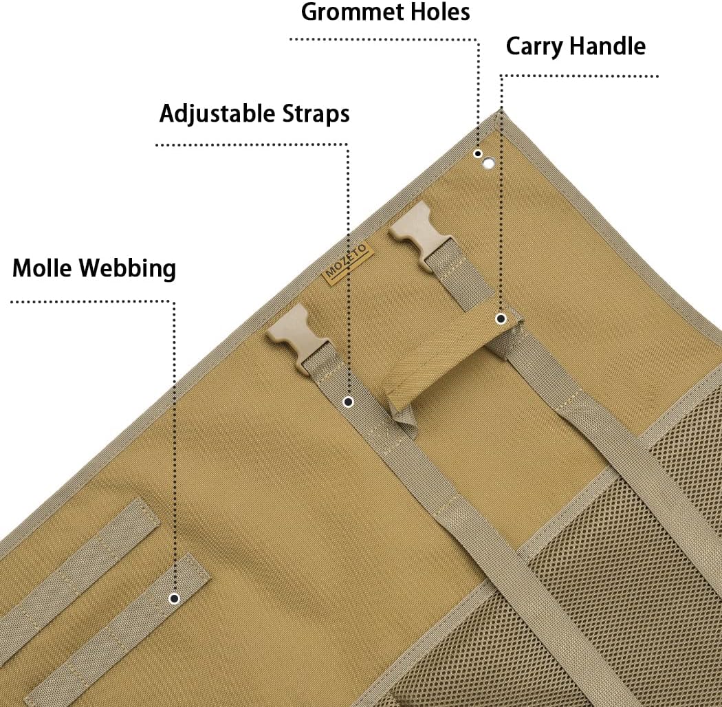 MOZETO Shooting Mat Extra Large Durable Roll Up Shooting Mats Prone Padded for Range Shooting Rifle Hunting : Sports & Outdoors