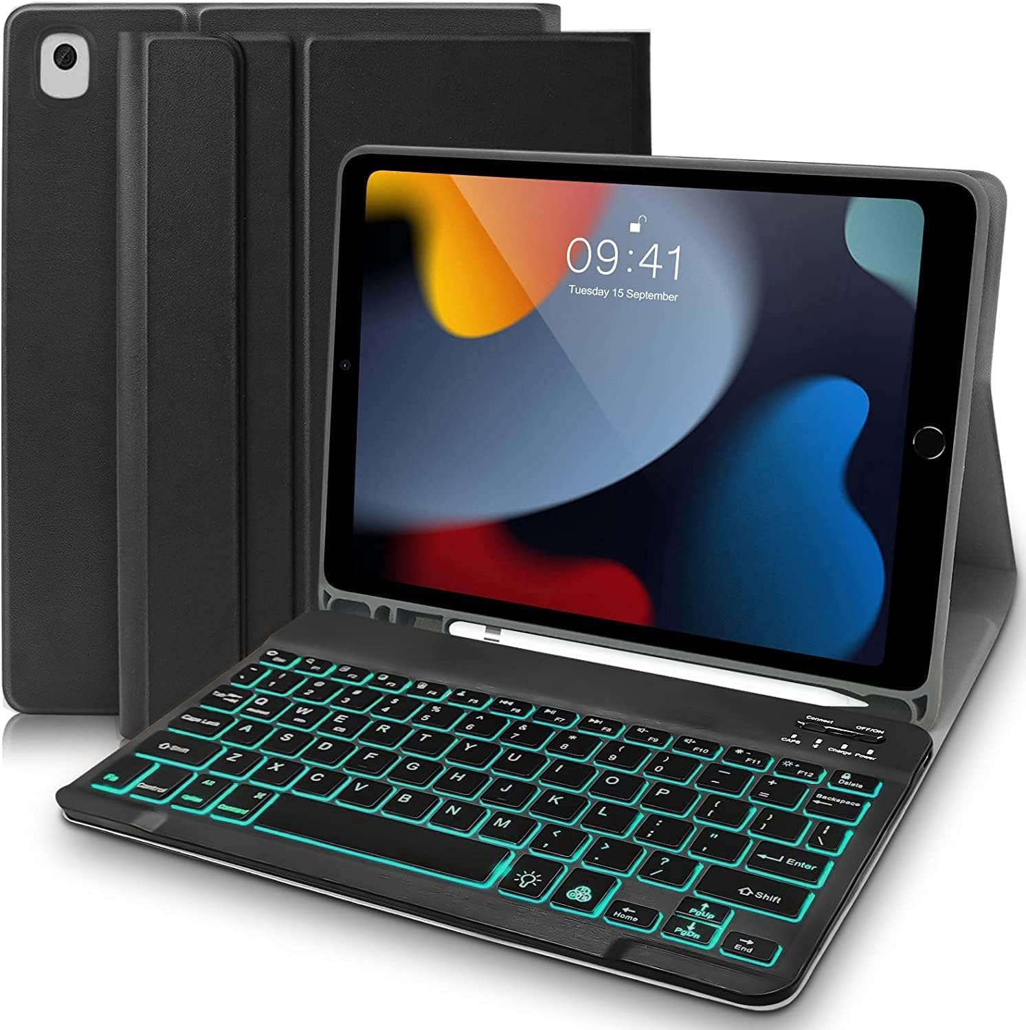 iPad 10.2 Keyboard Case for iPad 9th Generation (2021)/8th Gen(2020 ...