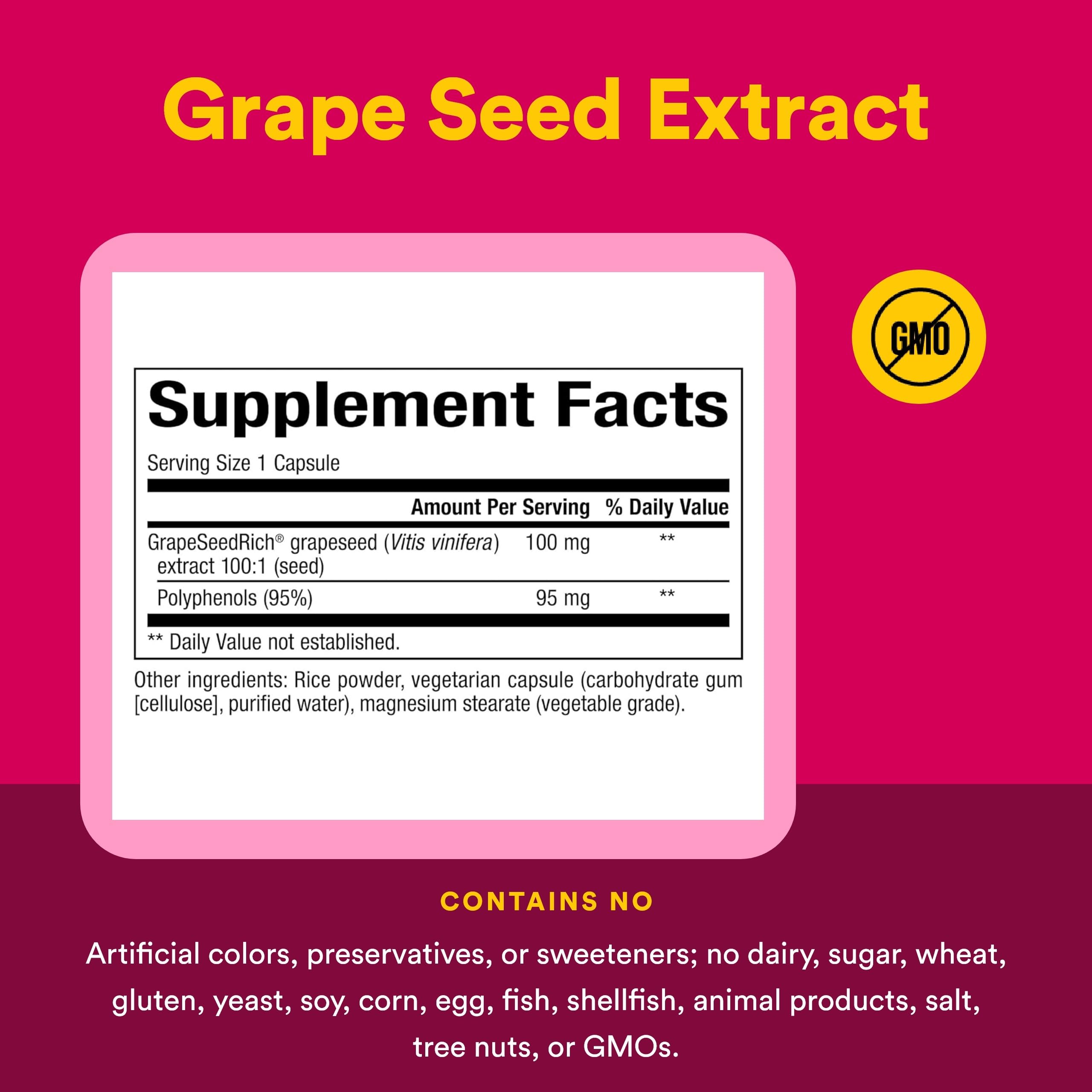 Amazon.com: Natural Factors, GrapeSeedRich Grape Seed Extract
