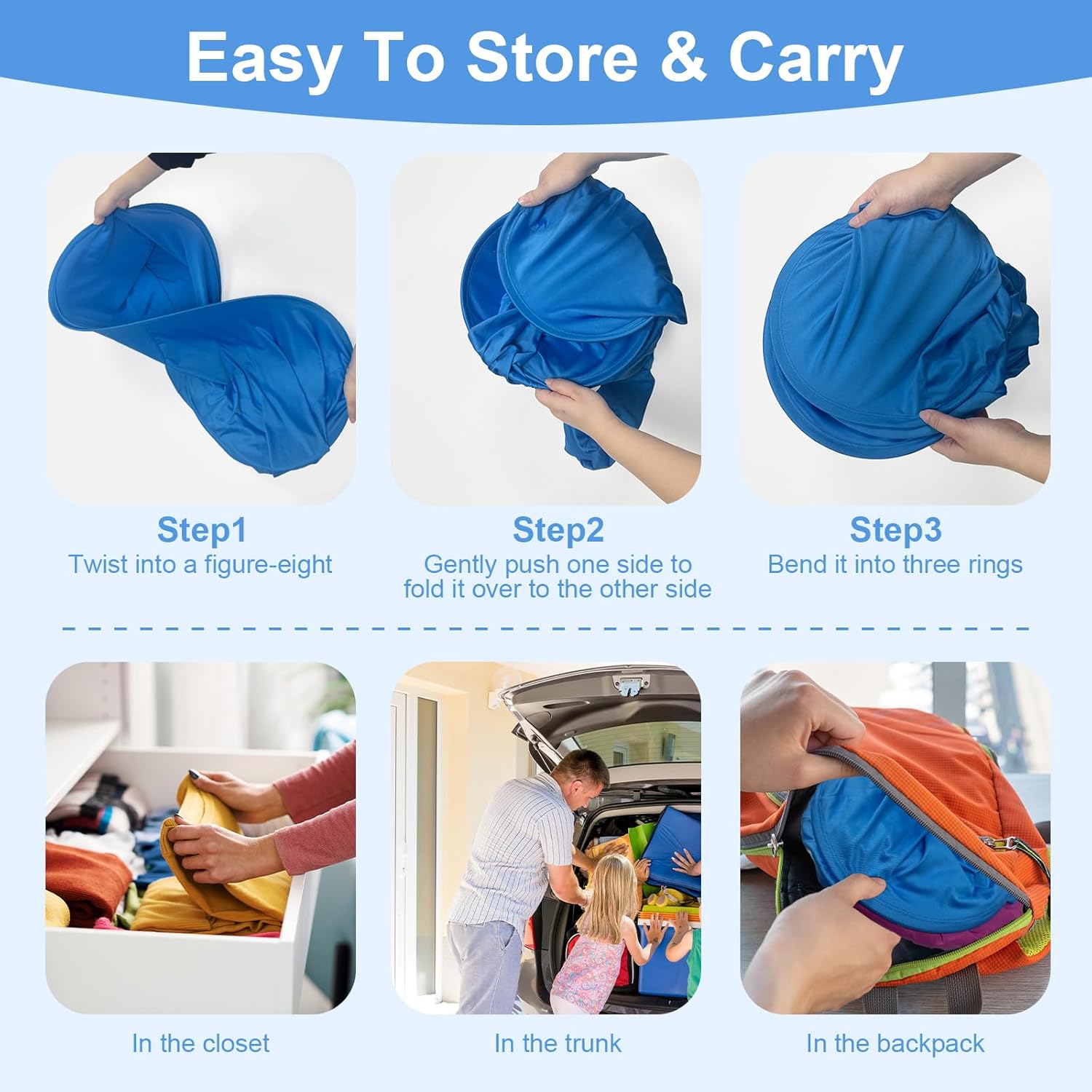 18 PCS Granny Pants Yard Game Set, Oversized Blue & Pink Pants with 12 Bouncy Balls, 2 Pumps & 2 Flags, Outdoor Tossing Games for Adults Family Birthday Backyard Party Team-Building Gatherings