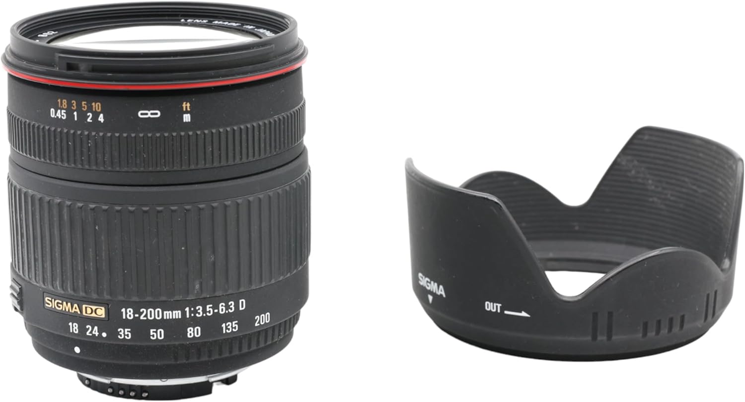 Sigma 18-200mm f/3.5-6.3 DC Lens for Nikon Digital SLR Cameras