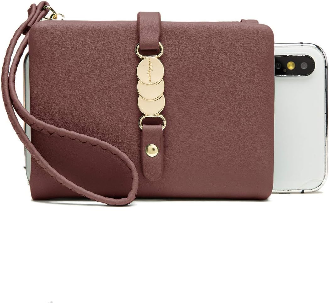 AOXONEL Womens Wallets Small Bifold Wristlet,Ladies Wallets for Card Coin,Change Purse with Wrist Strap | Small, Bifold, Wristlet, Card Coin, with Wrist Strap - Image 7